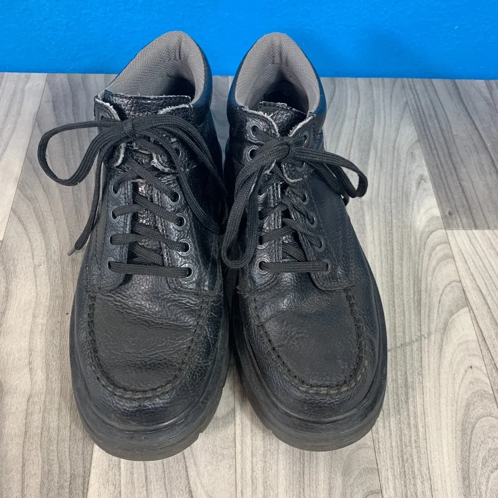 Dr Martens Garvey Black Leather Casual Lace Up Ankle Chukka Boots Men's US 10M